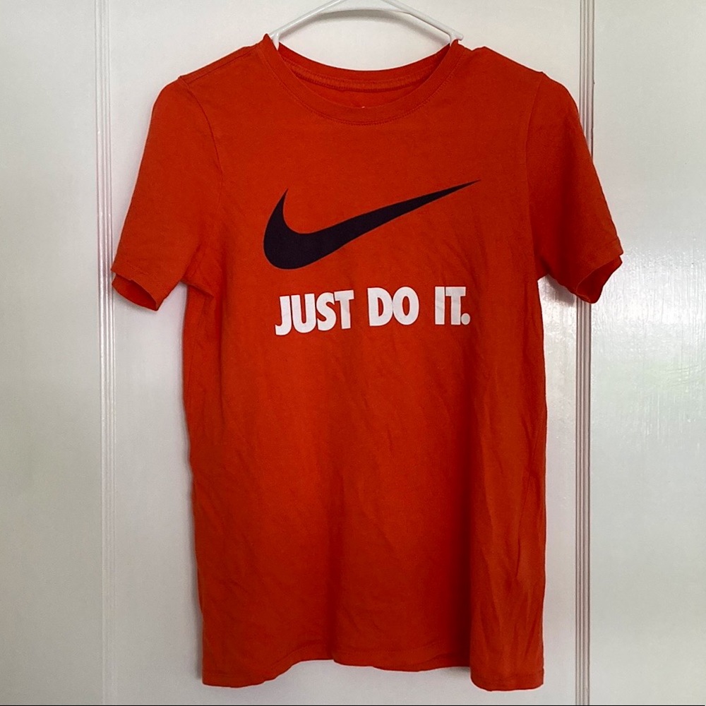 Nike T-Shirt Just Do It Orange Color